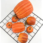 Artificial Foam Pumpkins, Set of 7, Fall Table Decoration