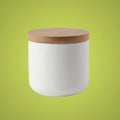 Ceramic Storage Jar with Bamboo Lid, Three Sizes