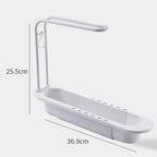 Expandable Sink Organizer with Towel Bar