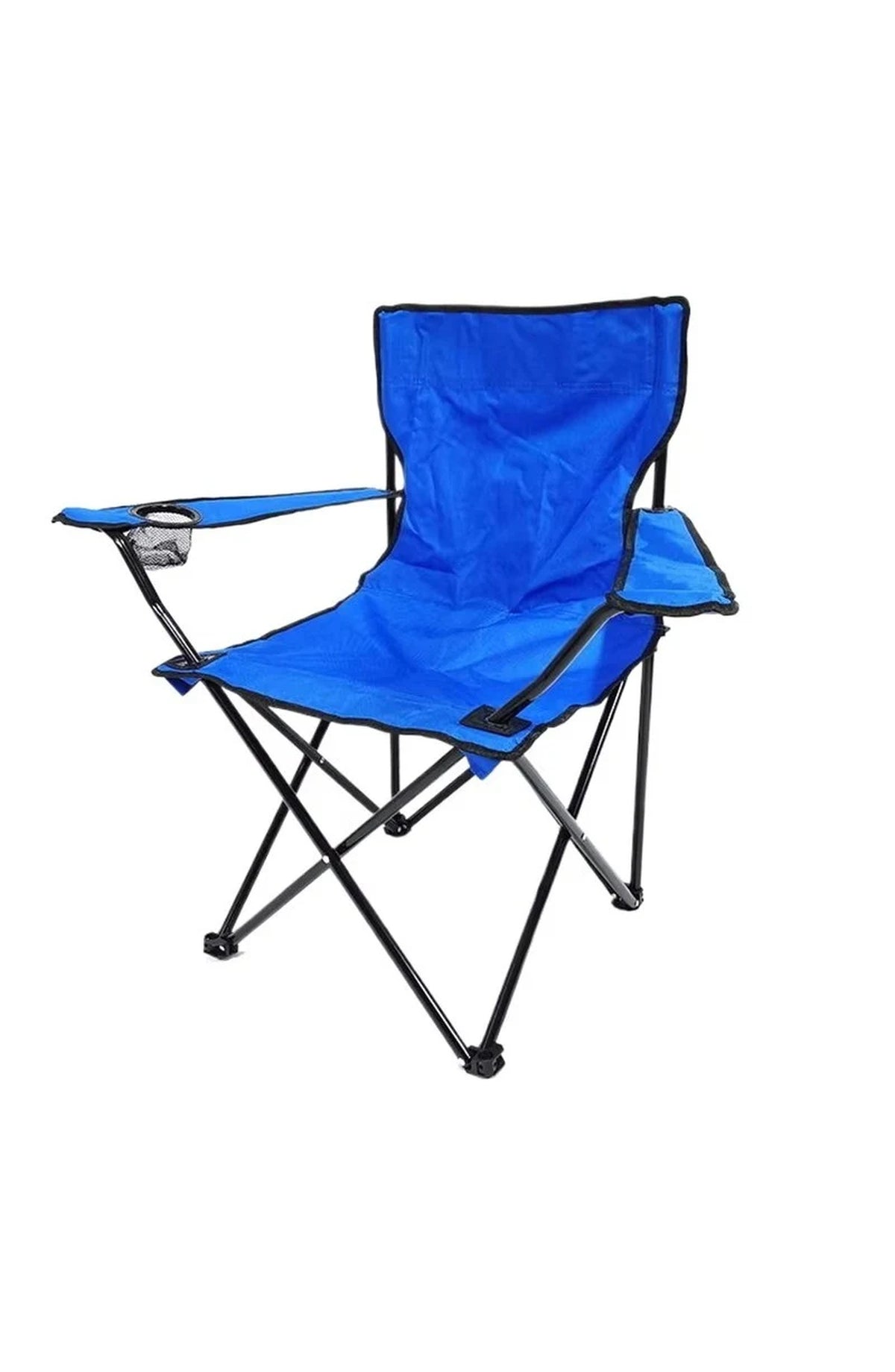 Folding Camping Chair with Armrests and Cup Holder