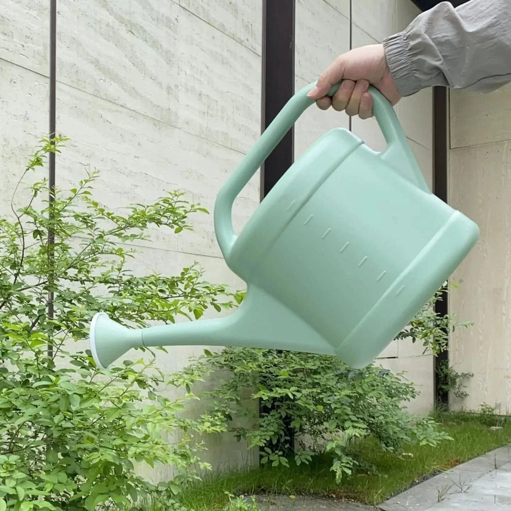 Long-Spout Plastic Watering Can, 3 to 10 Liters
