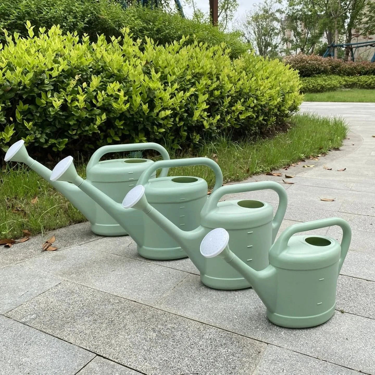 Long-Spout Plastic Watering Can, 3 to 10 Liters