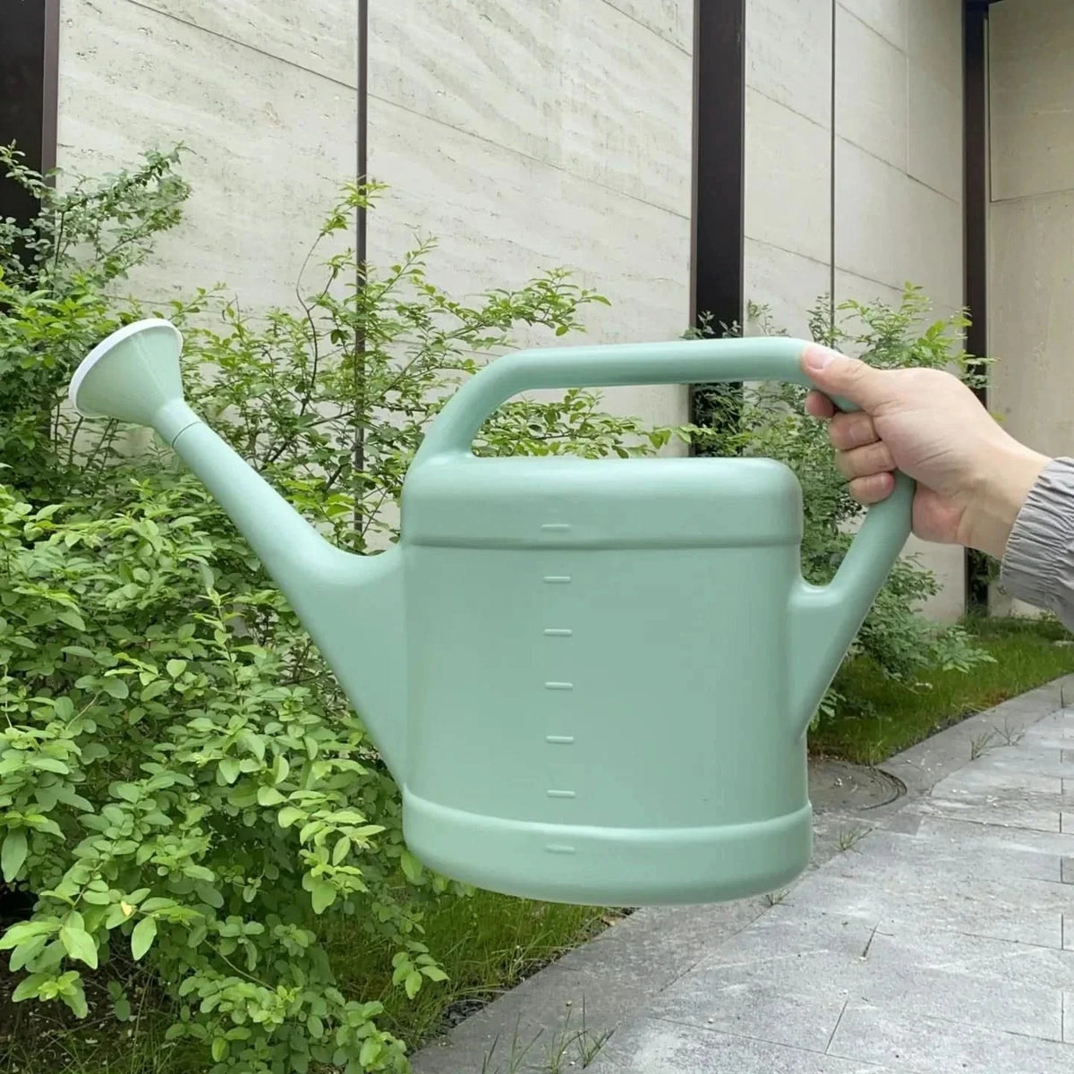 Long-Spout Plastic Watering Can, 3 to 10 Liters