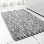 Memory Foam Bath Mat with Pebble Texture
