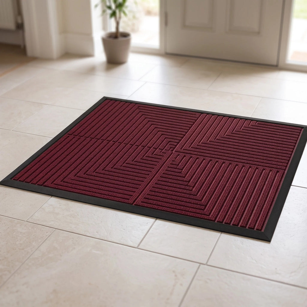 Non-Slip Entrance Mat That Traps Dirt, Two Sizes