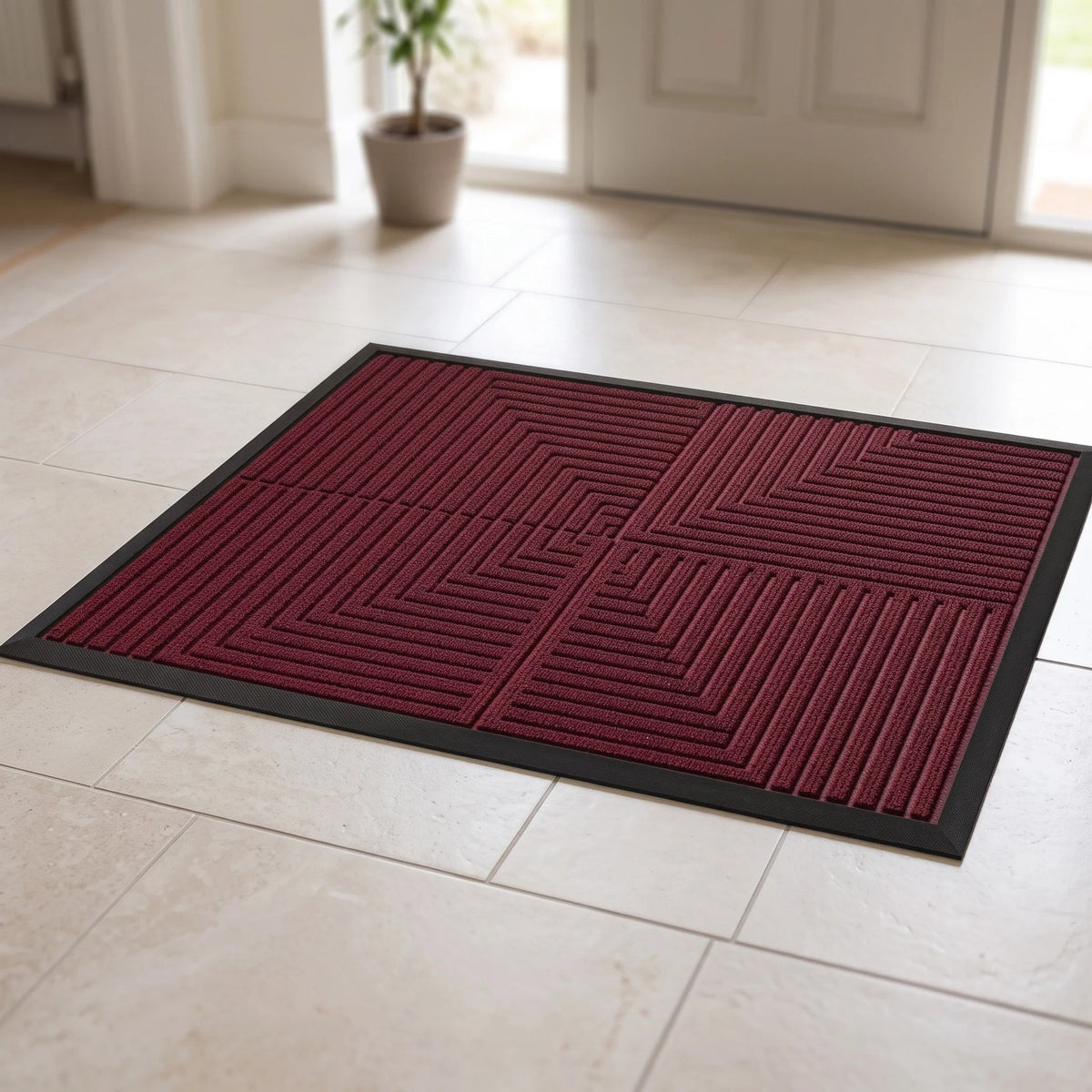 Non-Slip Entrance Mat That Traps Dirt, Two Sizes