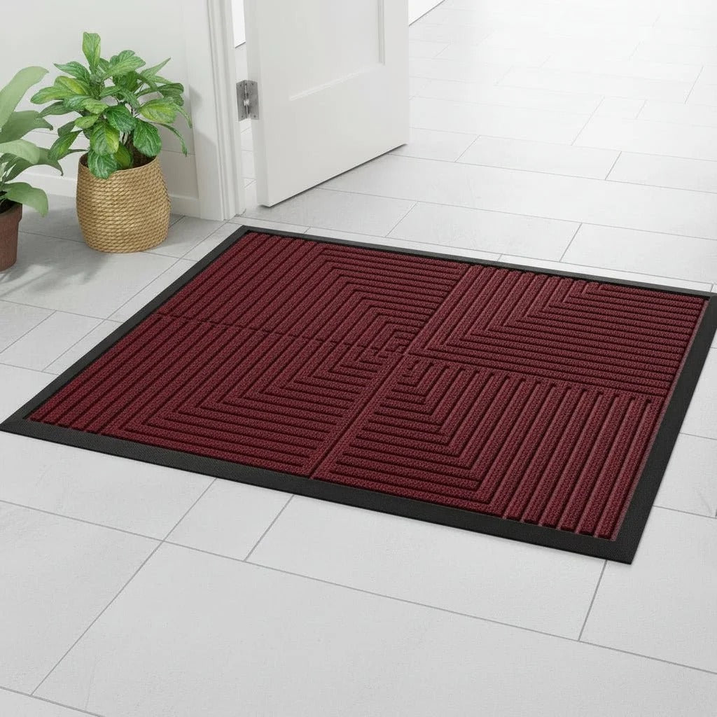 Non-Slip Entrance Mat That Traps Dirt, Two Sizes