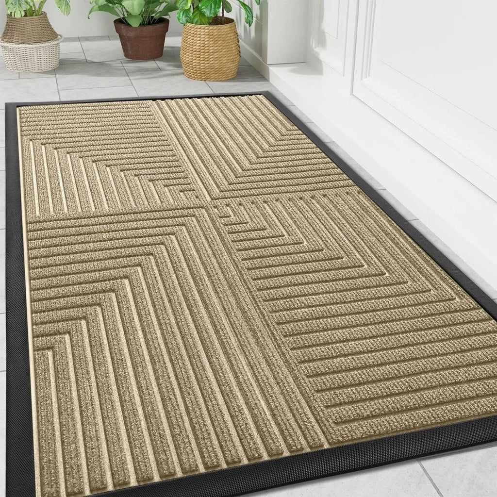 Non-Slip Entrance Mat That Traps Dirt, Two Sizes