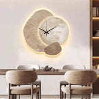Silent Wall Clock, Scandinavian Style, Three Patterns