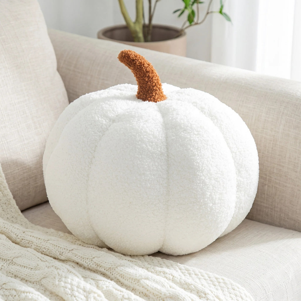 Soft Plush Pumpkin Cushion, Seven Colors