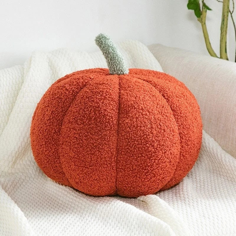 Soft Plush Pumpkin Cushion, Seven Colors