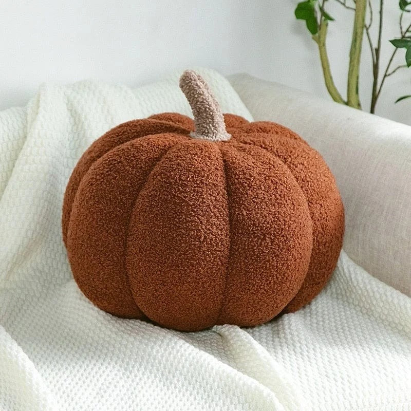 Soft Plush Pumpkin Cushion, Seven Colors