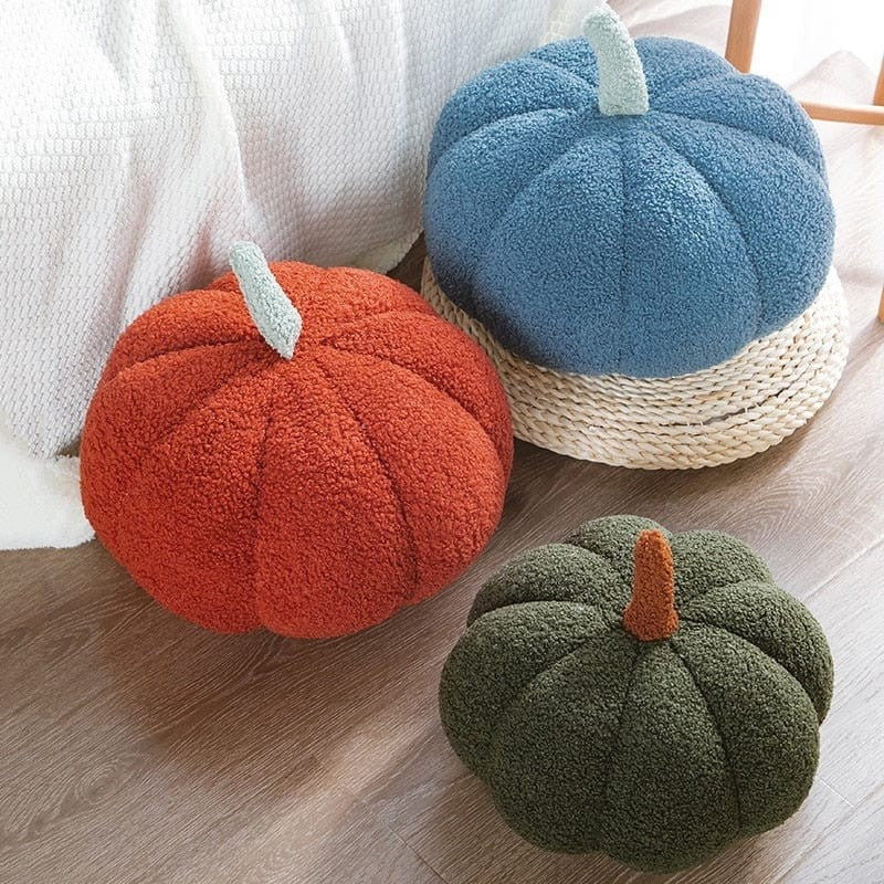 Soft Plush Pumpkin Cushion, Seven Colors