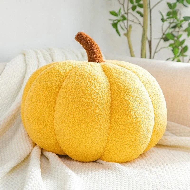 Soft Plush Pumpkin Cushion, Seven Colors