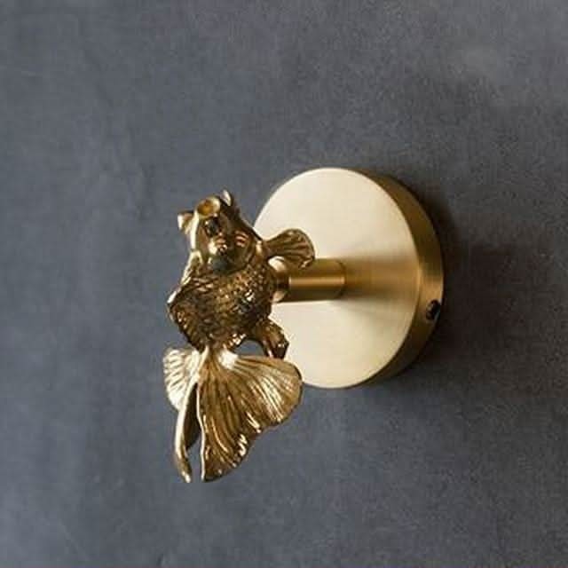 Solid Brass Wall Hook, Eight Animal and Flower Shapes