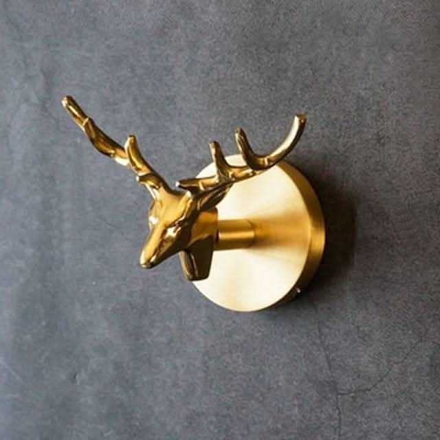 Solid Brass Wall Hook, Eight Animal and Flower Shapes