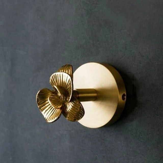 Solid Brass Wall Hook, Eight Animal and Flower Shapes