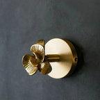 Solid Brass Wall Hook, Eight Animal and Flower Shapes
