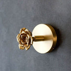 Solid Brass Wall Hook, Eight Animal and Flower Shapes
