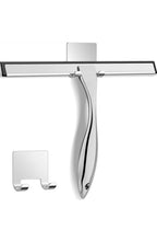 Stainless Steel Shower Squeegee with Silicone Blade and Hook