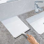 Stainless Steel Shower Squeegee with Silicone Blade and Hook