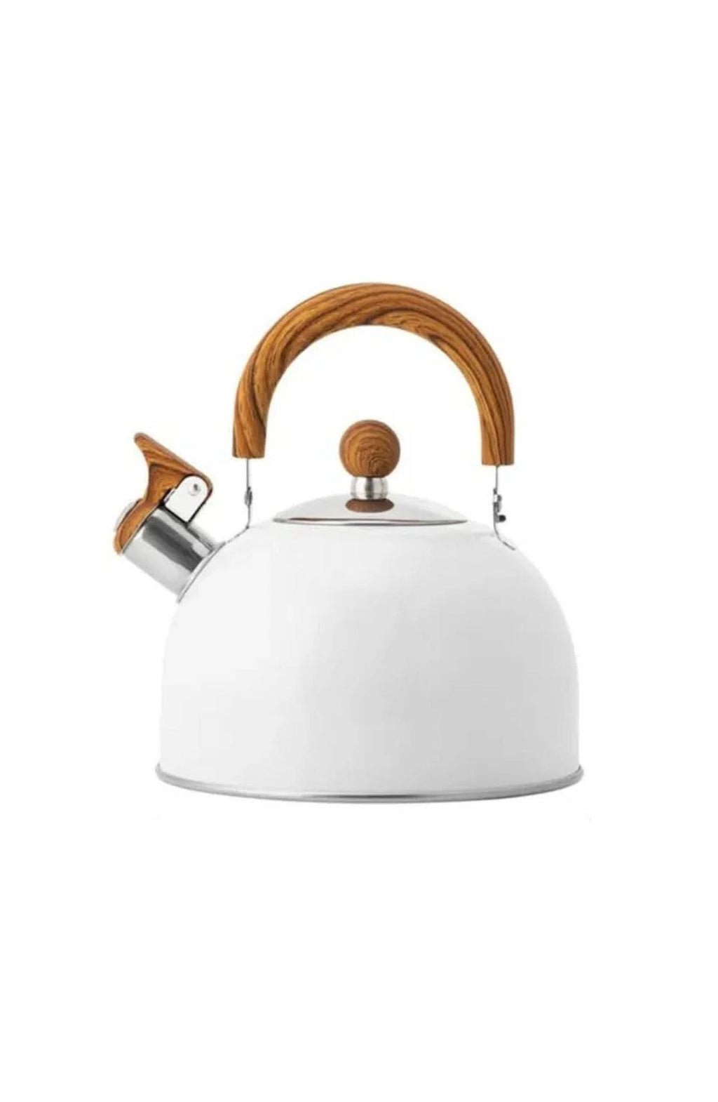 Stainless Steel Whistling Stovetop Kettle, 3 Liters